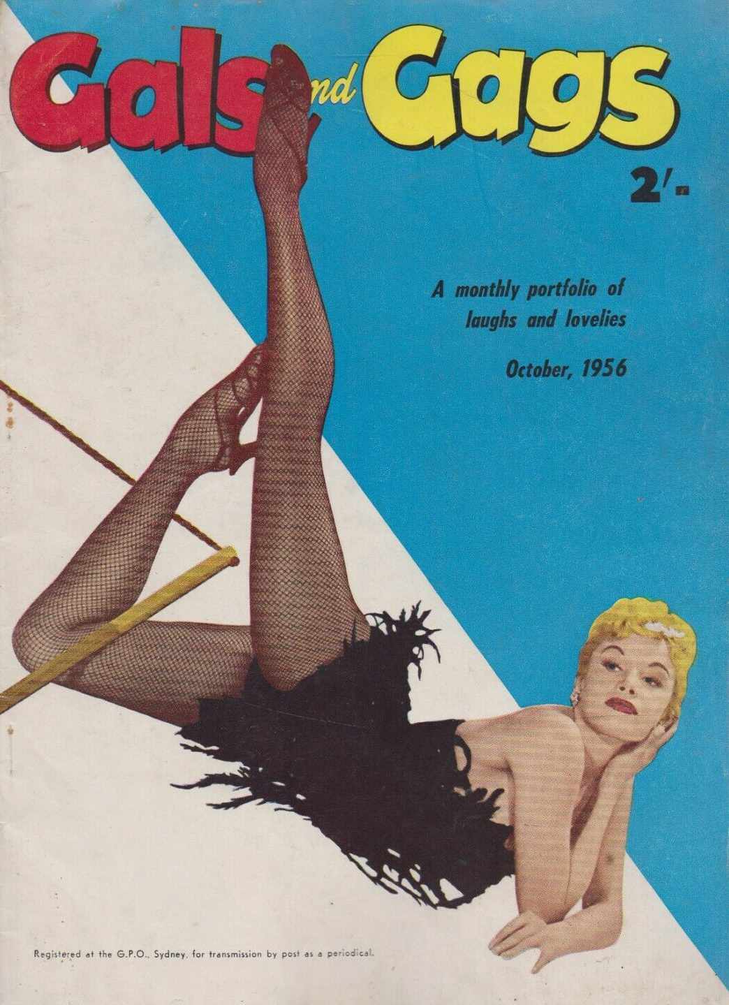 Gals and Gags (Adam, 1953 series) v7#1 (October 1956)