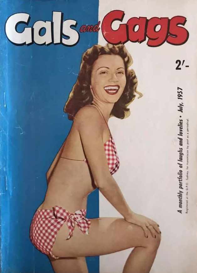Gals and Gags (Adam, 1953 series) v8#4 (July 1957)