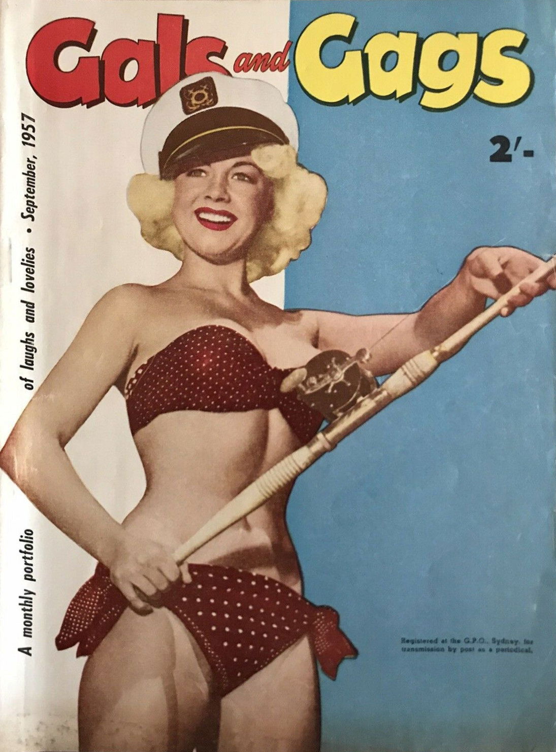 Gals and Gags (Adam, 1953 series) v8#6 (September 1957)