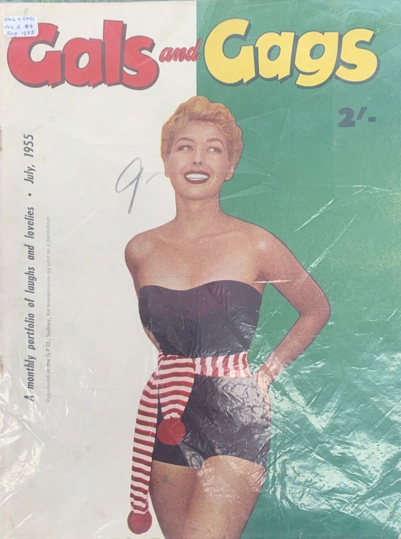 Gals and Gags (Adam, 1953 series) v4#4 (July 1955)