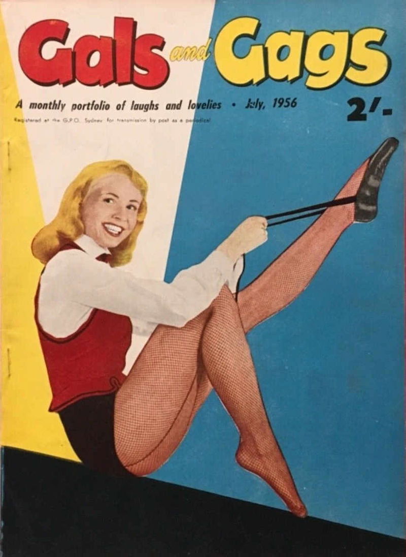 Gals and Gags (Adam, 1953 series) v6#4 (July 1956)