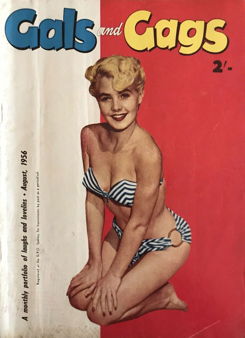 Gals and Gags (Adam, 1953 series) v6#5 (August 1956)