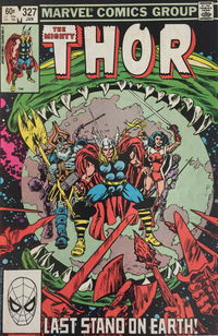 Thor (Marvel, 1966 series) #327 January 1983